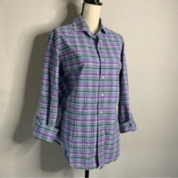 Ralph Lauren Plaid Button Down Flannel Shirt - Picture 10 of 14